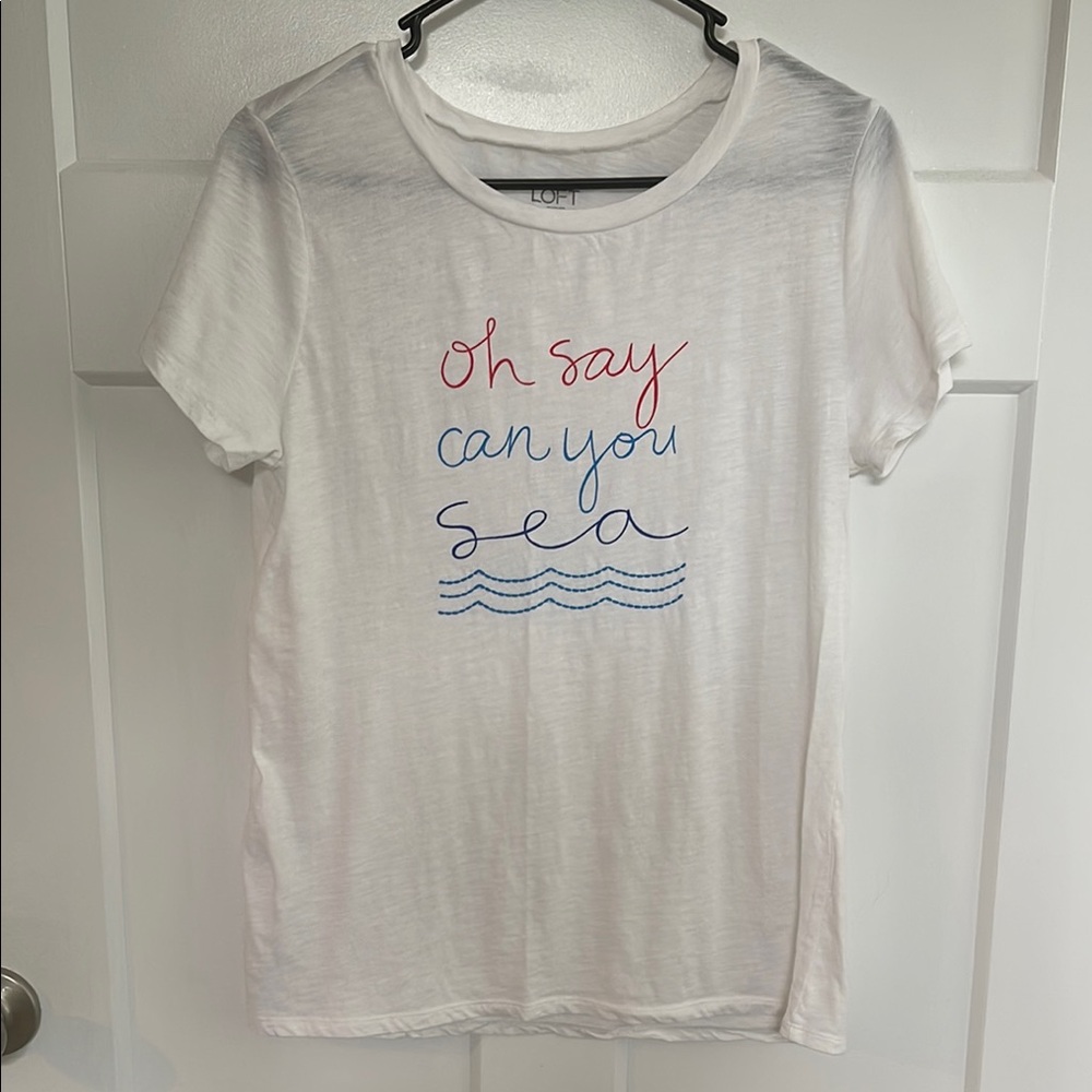 LOFT Classic White Tee